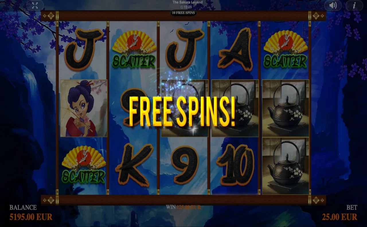 The Sakura Legend slot