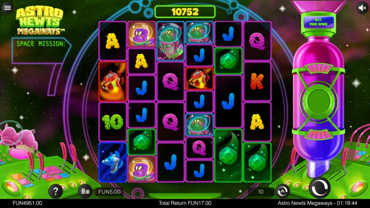Astro Newts Megaways slot