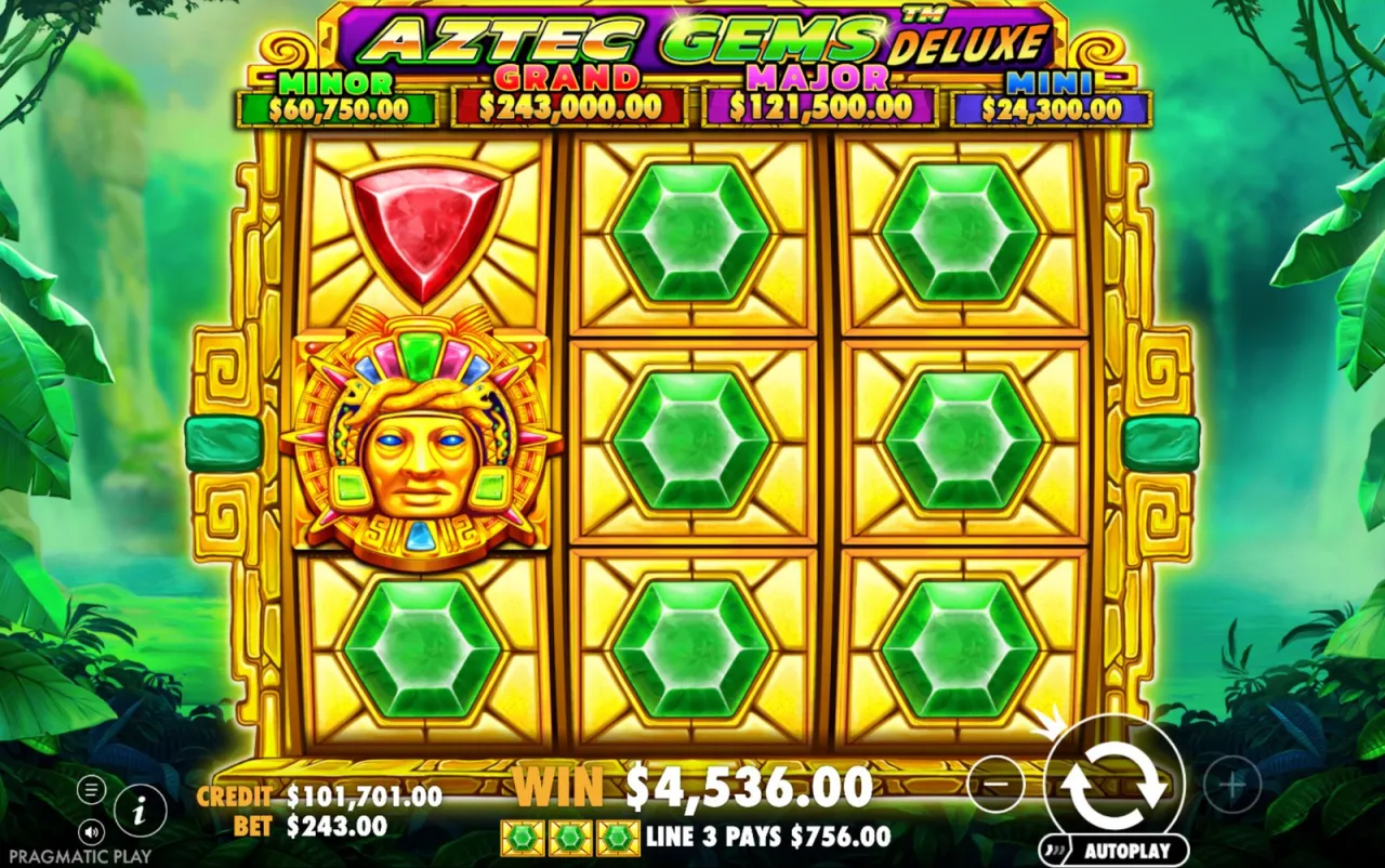 Aztec Gems Deluxe slot