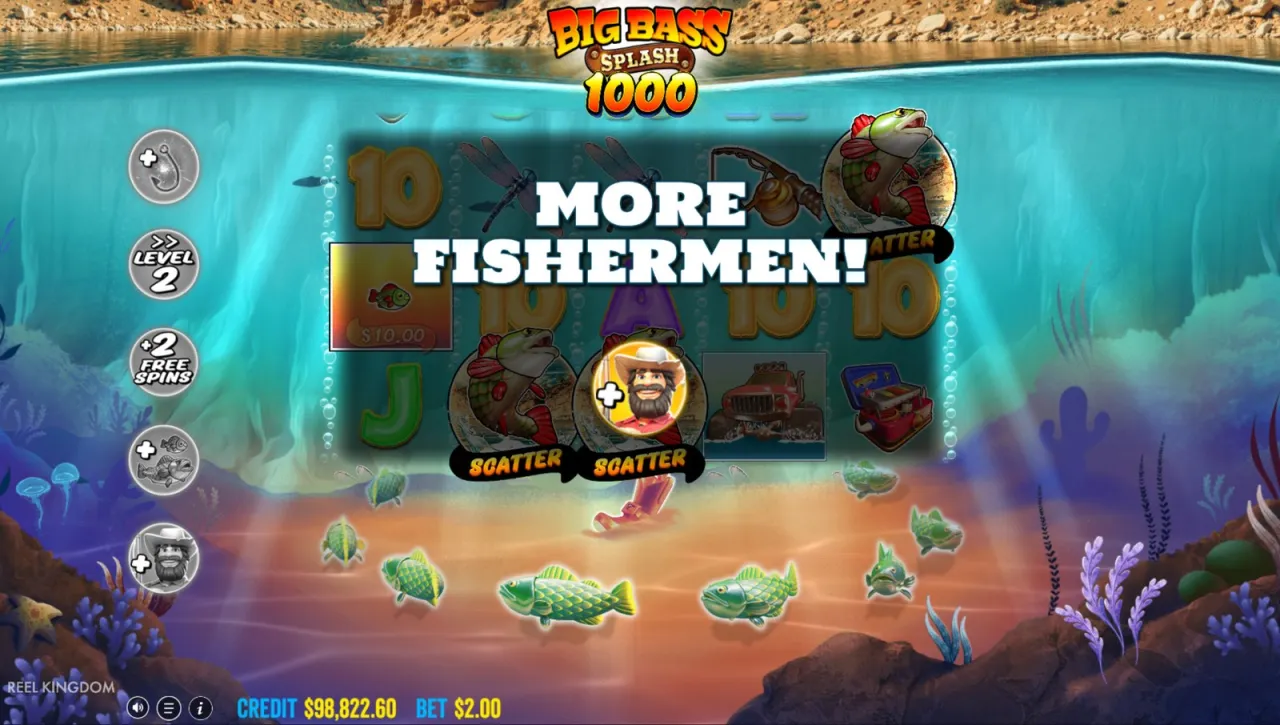 The round announces More Fishermen before the first spin