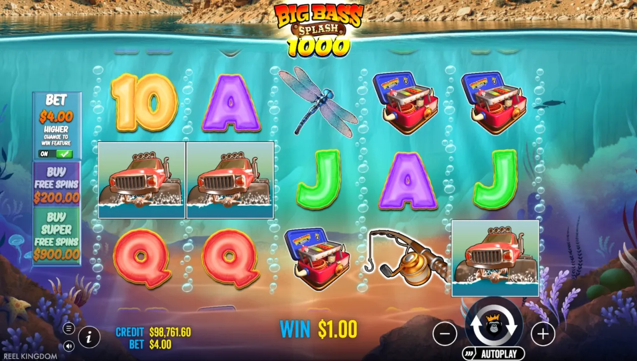 Ante bet on at $4.00, a $1.00 line win