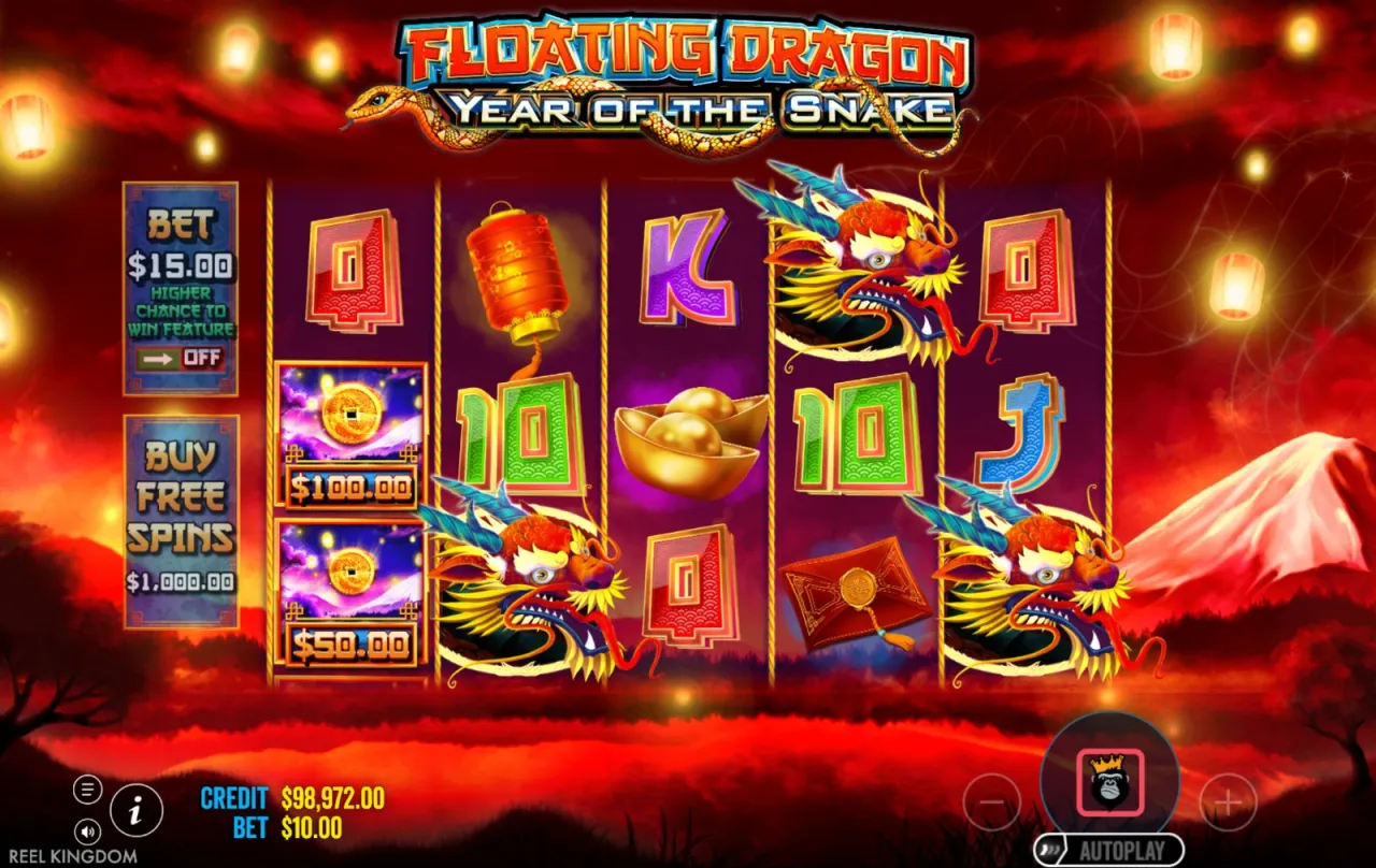 Floating Dragon - Year of the Snake slot