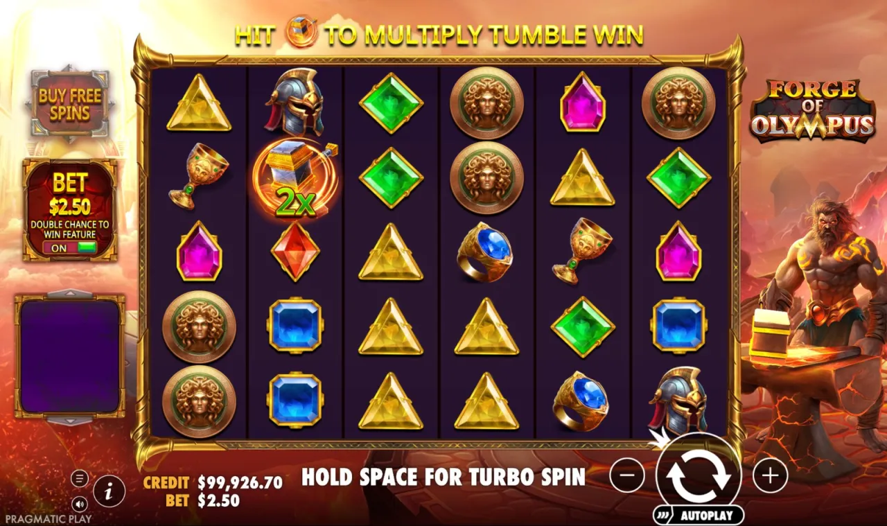 Double Chance switched on, raising the bet to $2.50