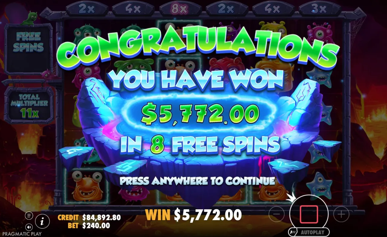 $5,772 for the round