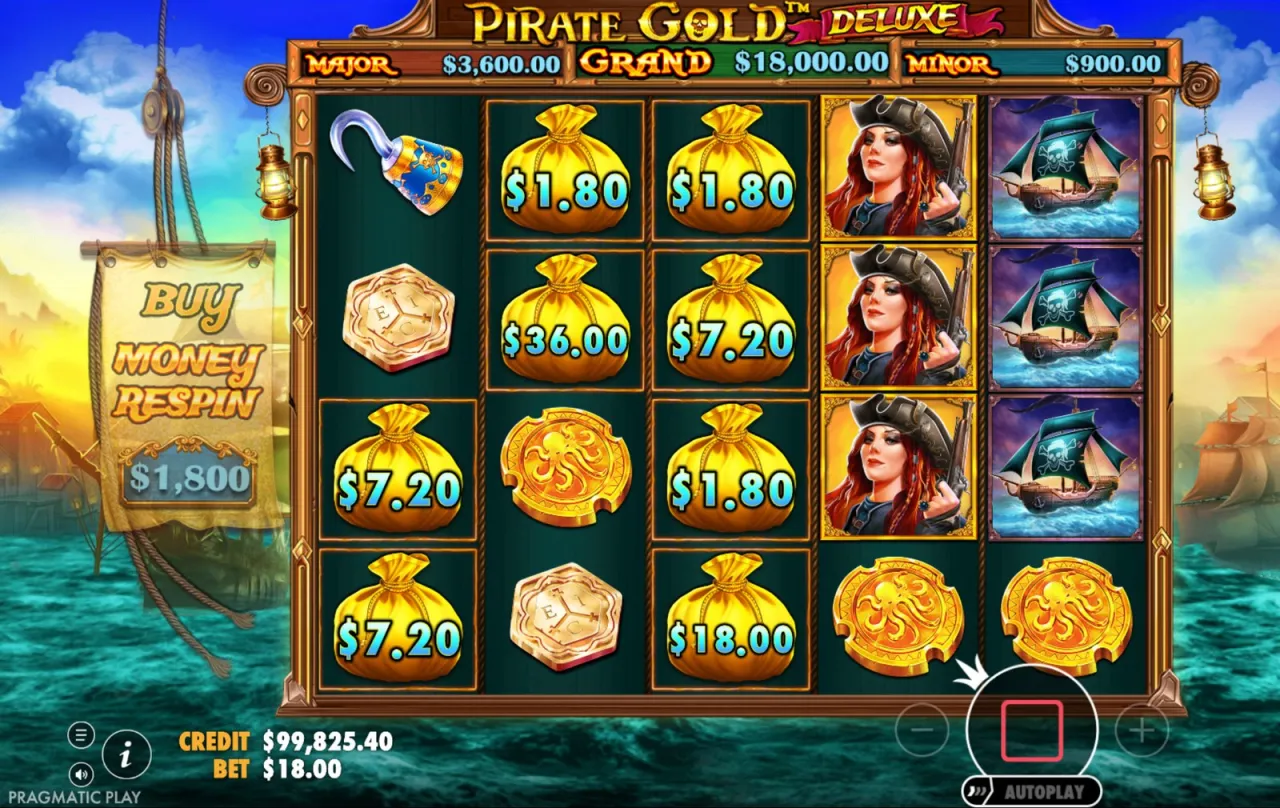 Pirate Gold Deluxe slot