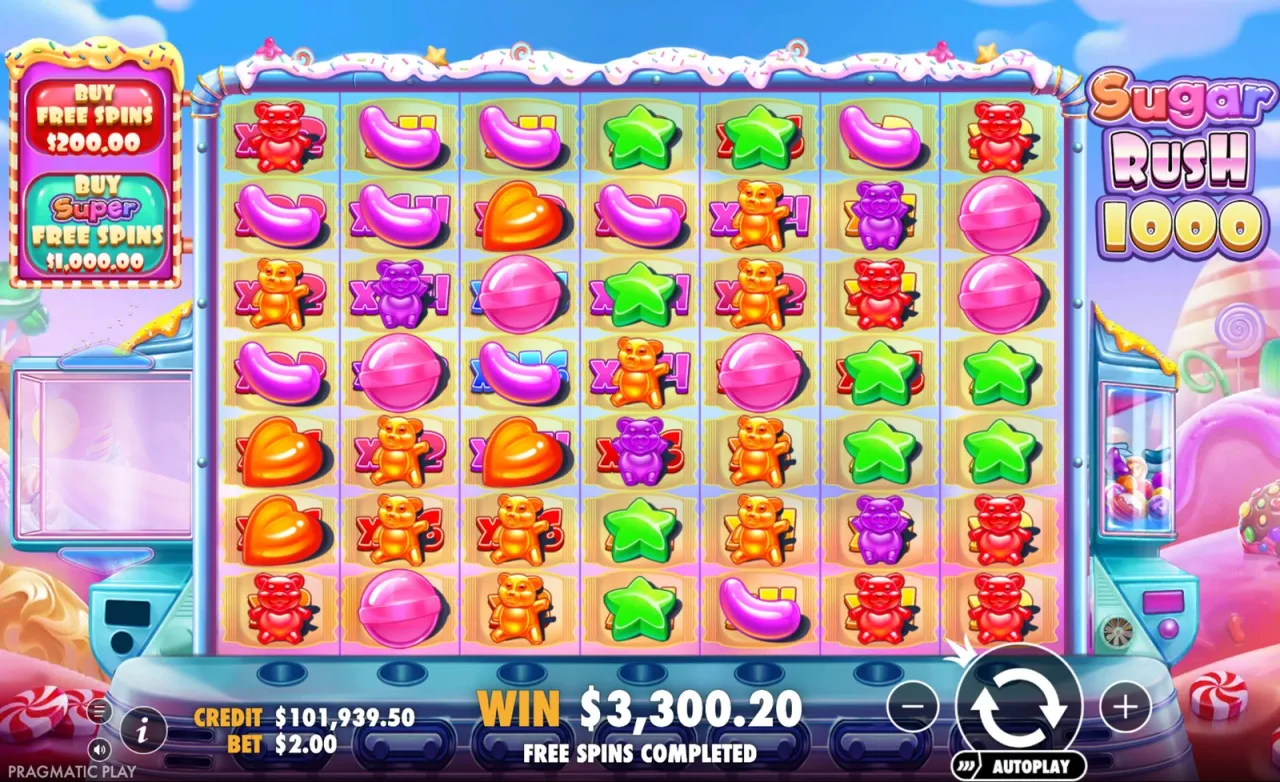 Free spins completed at 3,300.20, credit 101,939.50