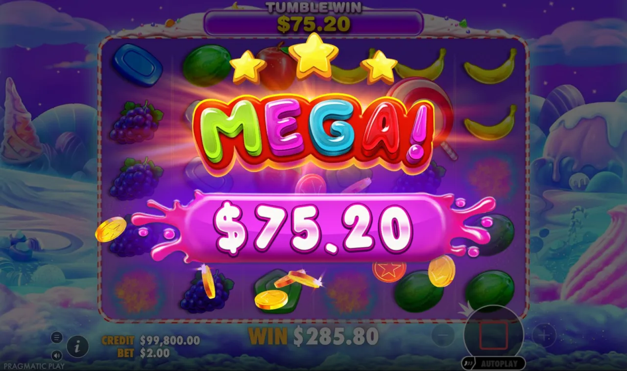 Sweet Bonanza mega win