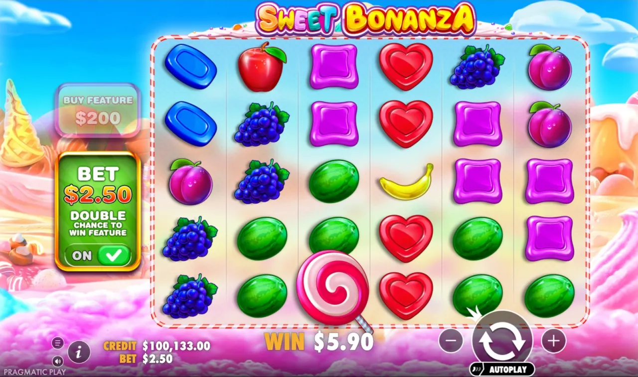 Sweet Bonanza grid