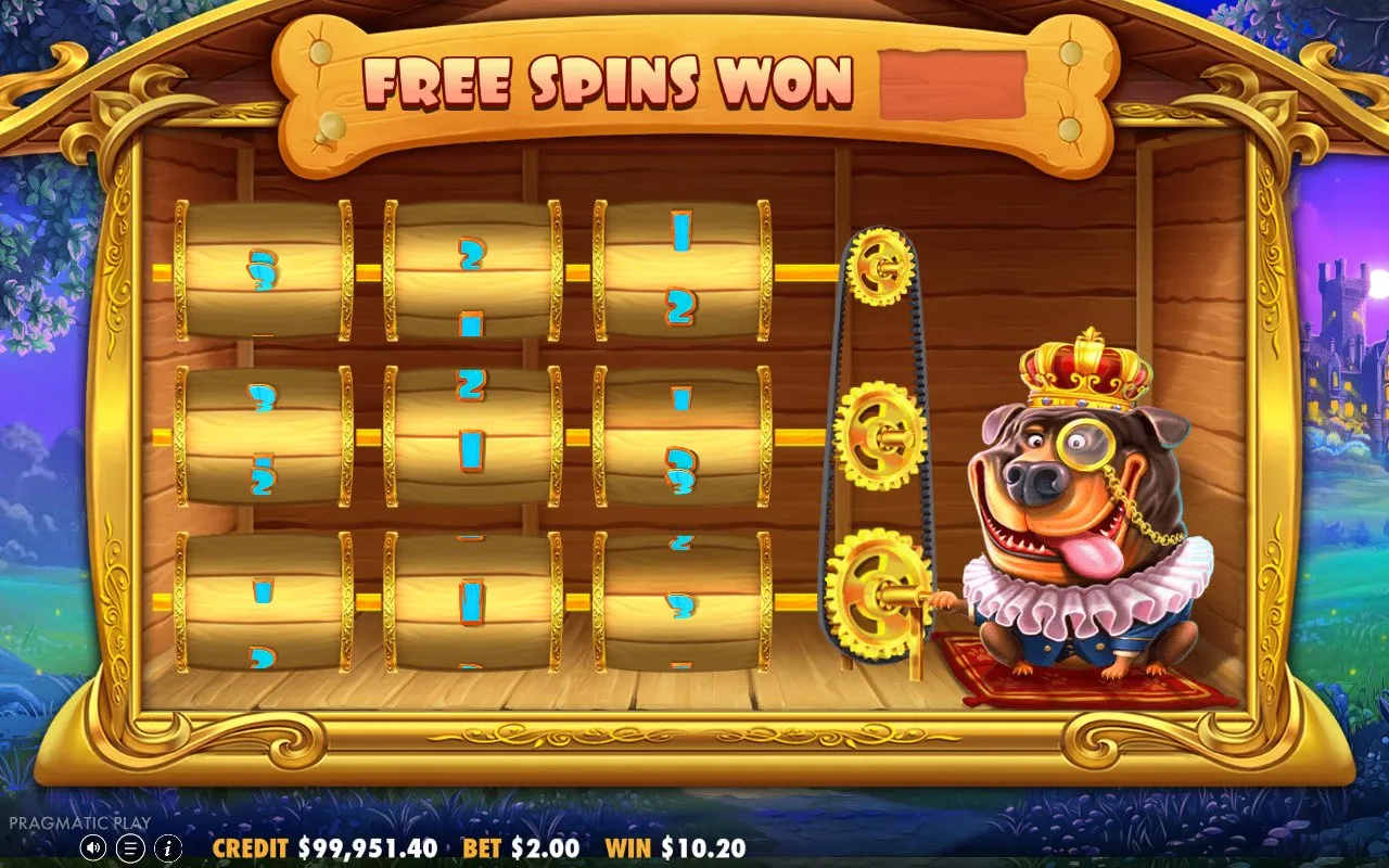 Base game grid in the low thirties of the session, low-tier card symbols resolving on the 20 paylines with no multiplier wild visible on the middle reels