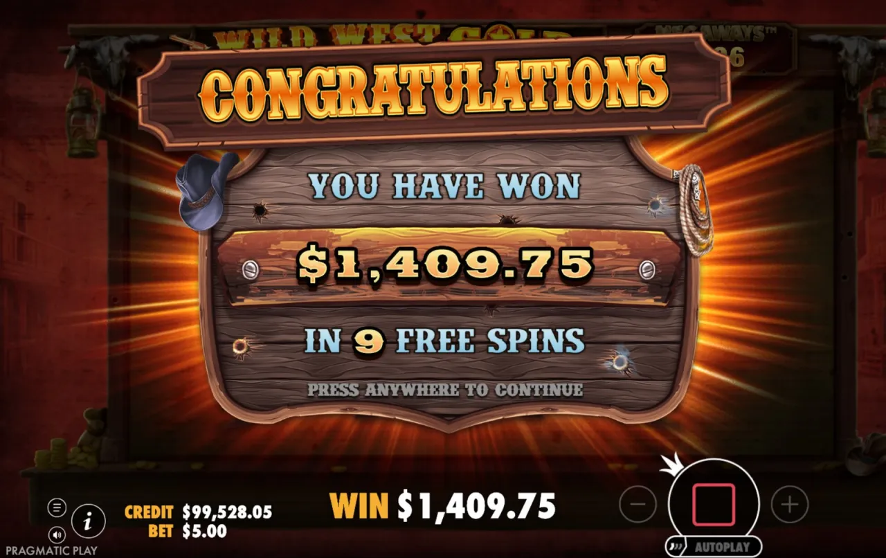 Wild West Gold Megaways slot