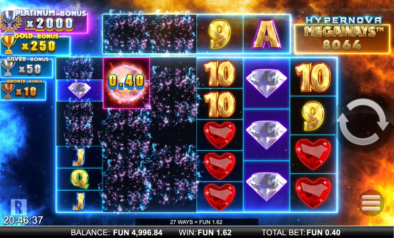Hypernova Megaways slot
