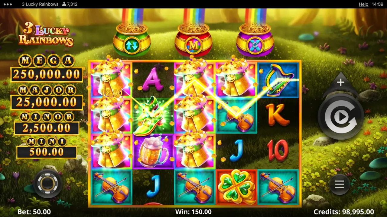3 Lucky Rainbows slot