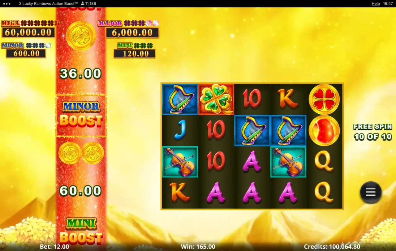 Action Boost 3 Lucky Rainbows slot
