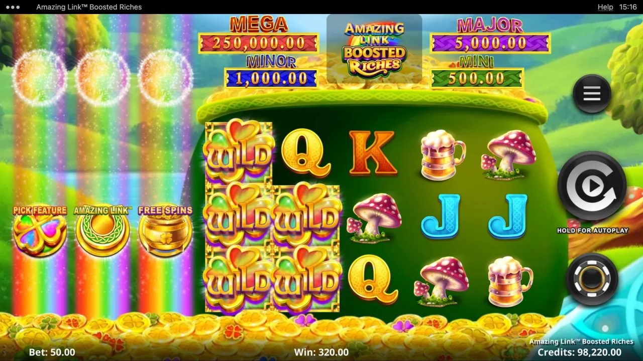 Amazing Link Boosted Riches slot