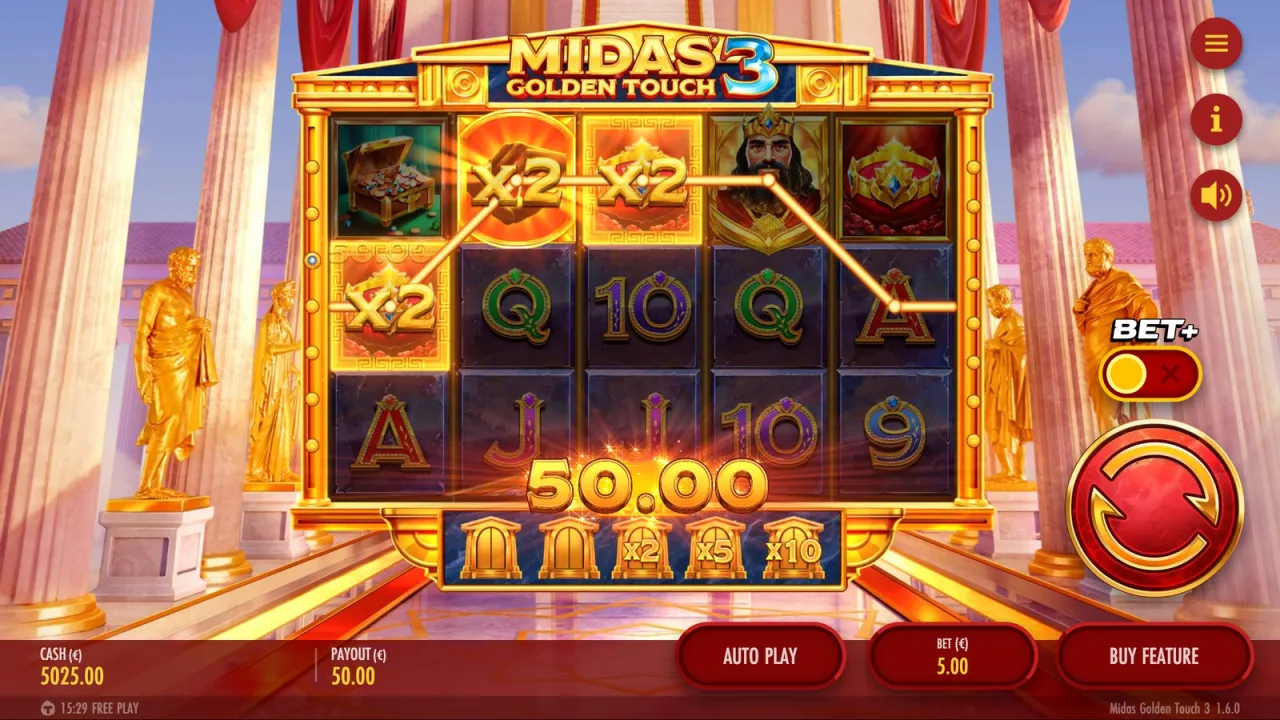 Midas Golden Touch 3 slot
